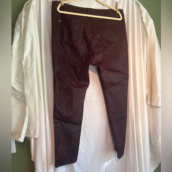 Simply Be Lana Burgundy Jeans Size 18 - Picture 2 of 11